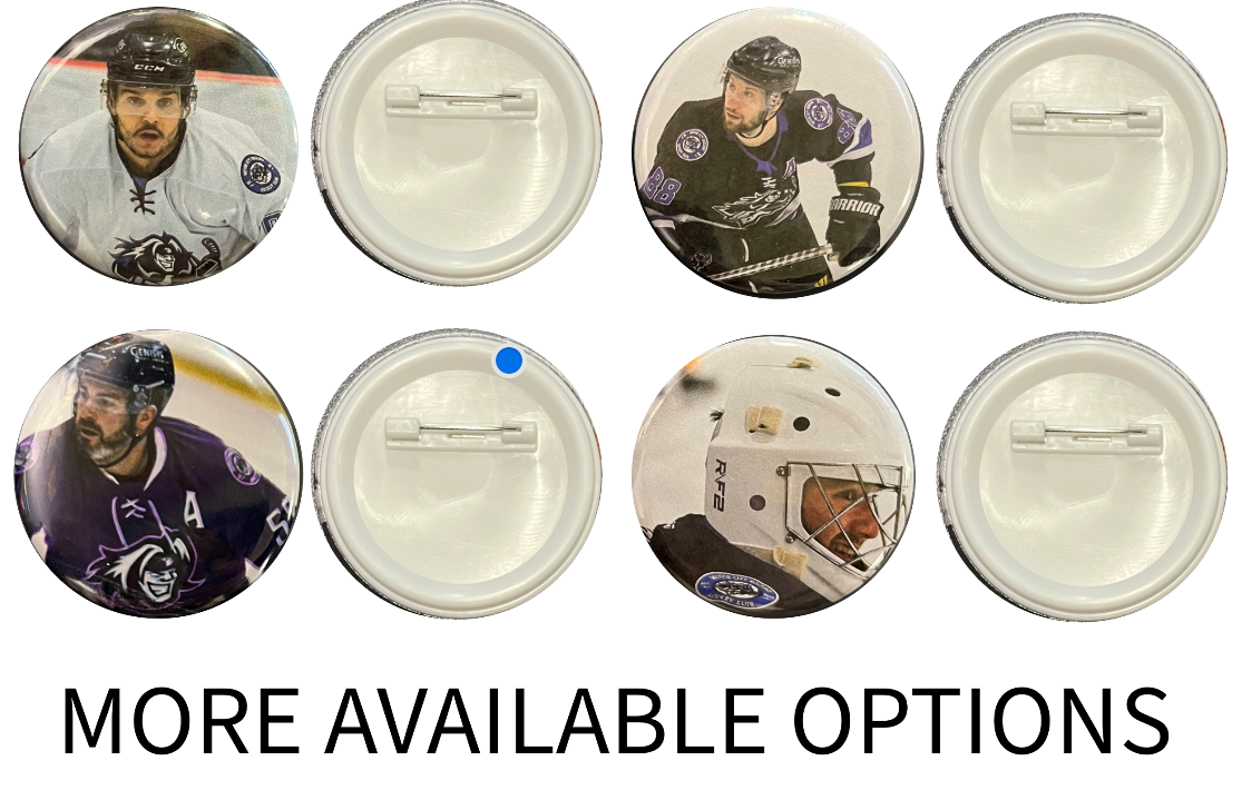 Custom Hockey Team Picture Buttons
