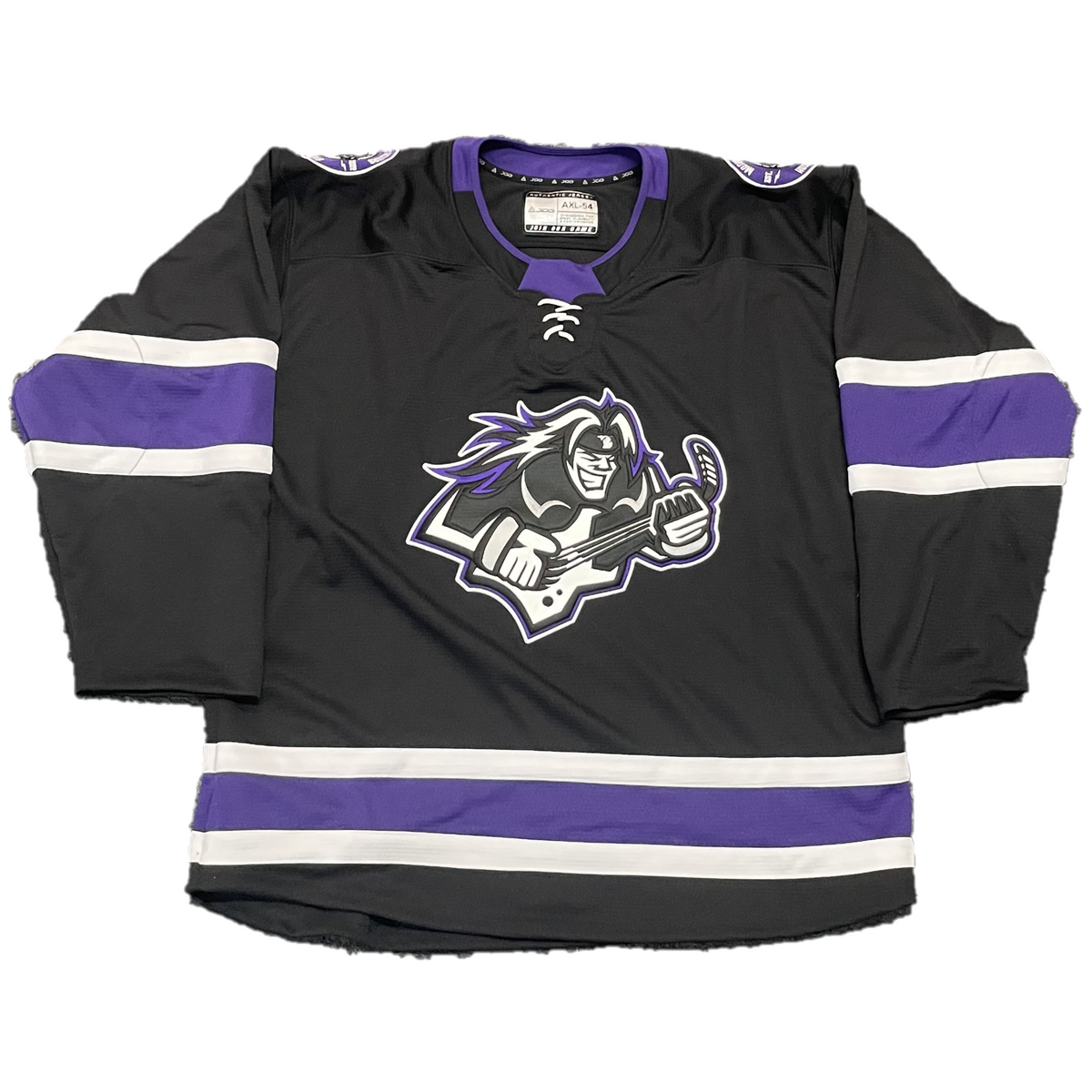 Youth Motor City Rockers JOG Athletics Black Home Authentic Pro Custom Jersey